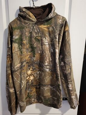 Realtree Brown and Green Camo Hoodie